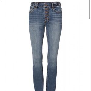 Cabi Button Fly Skinny Jeans
